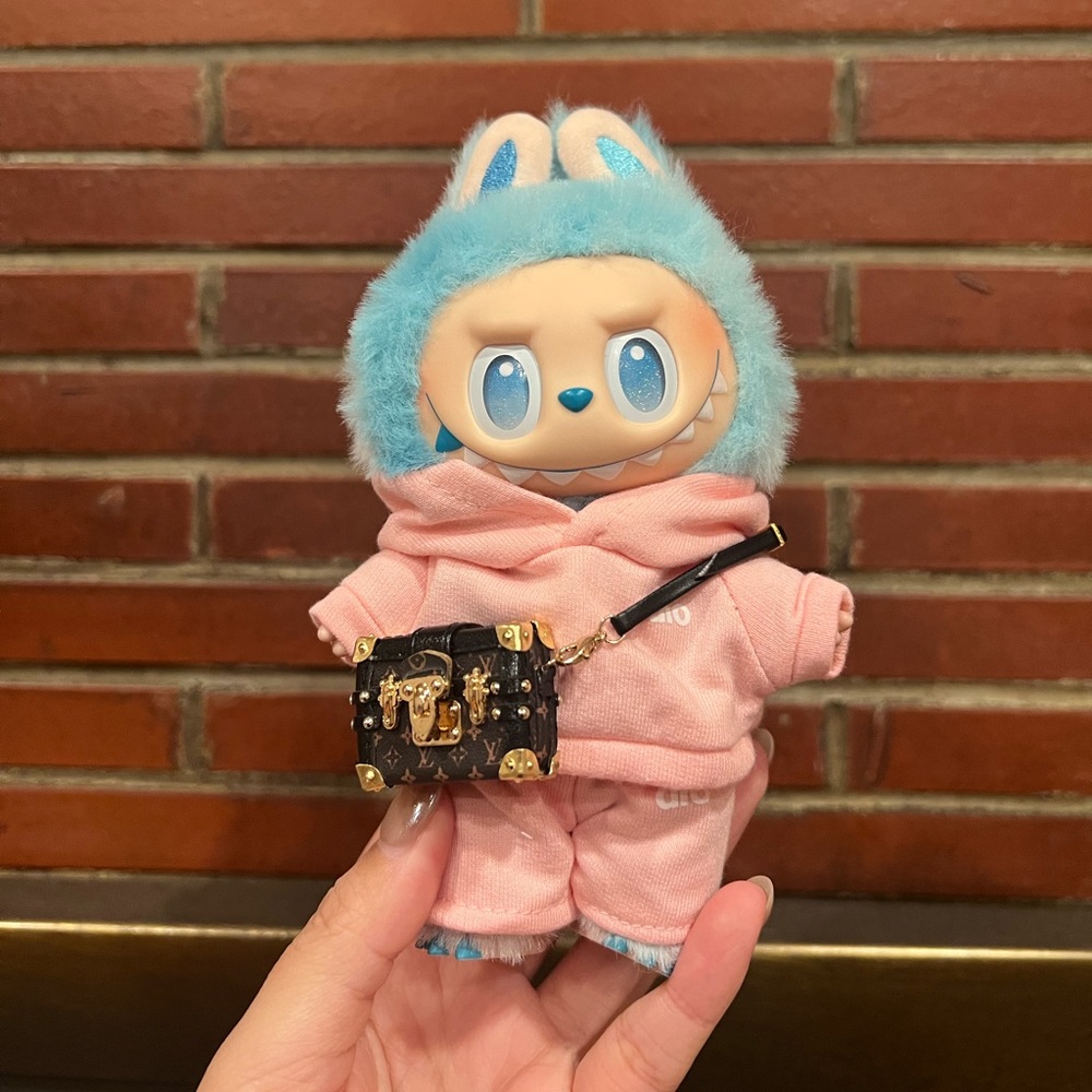 Casual Sweat Suit Fit with Chic Bag for Dolls
